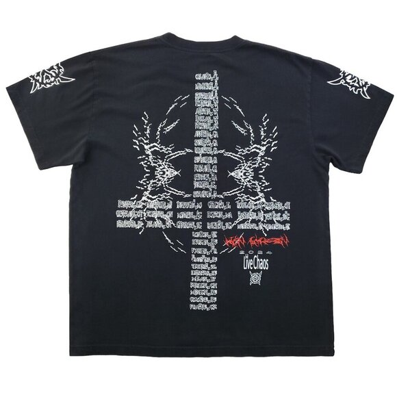 Ken Carson T-Shirt Live Chaos Tour 2024 Merchandise Rap Tee XL - Picture 2 of 12